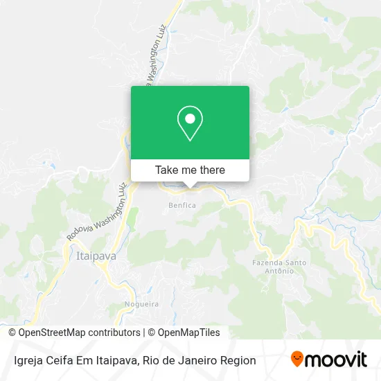 Igreja Ceifa Em Itaipava map
