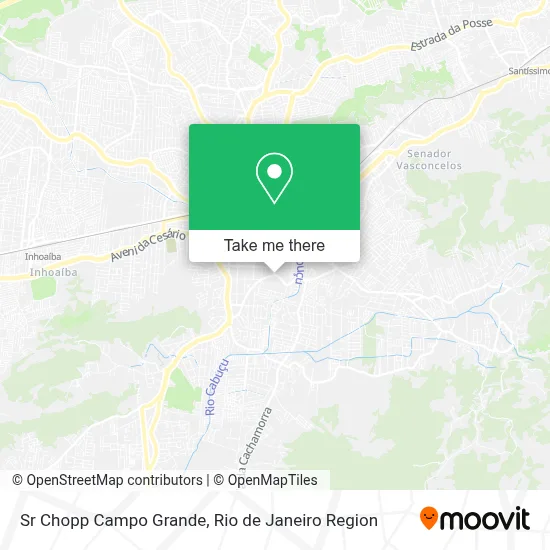 Sr Chopp Campo Grande map