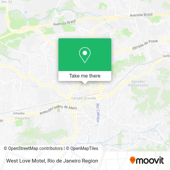 West Love Motel map
