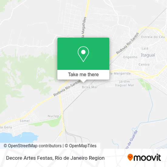 Decore Artes Festas map