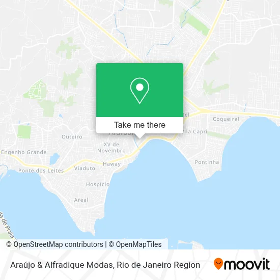 Araújo & Alfradique Modas map