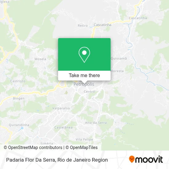 Padaria Flor Da Serra map