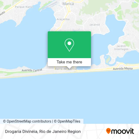 Drogaria Divinéia map