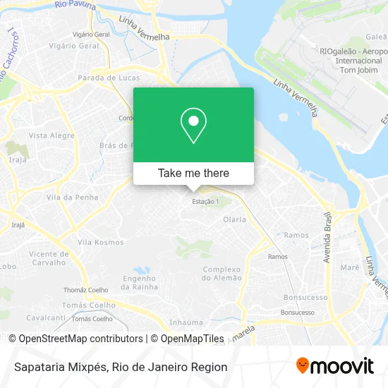 Sapataria Mixpés map