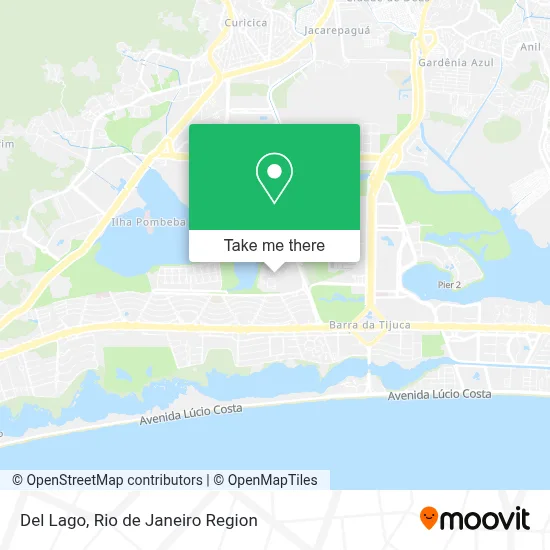 Del Lago map