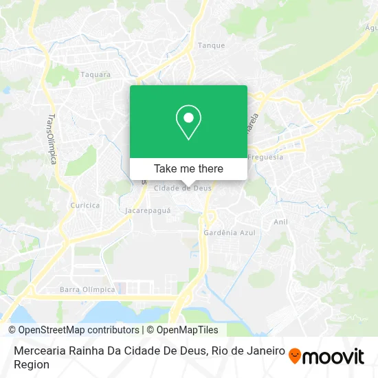 Mercearia Rainha Da Cidade De Deus map