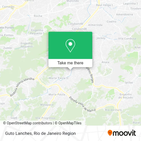 Guto Lanches map
