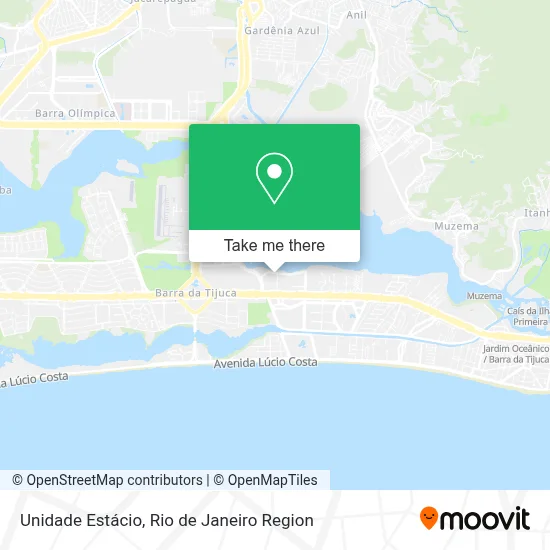 Unidade Estácio map