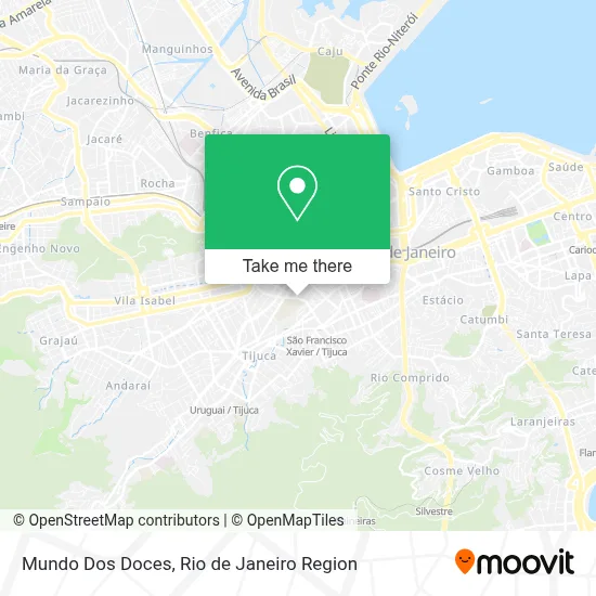 Mundo Dos Doces map