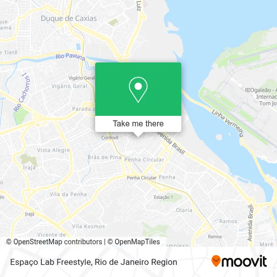 Espaço Lab Freestyle map