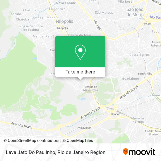 Lava Jato Do Paulinho map