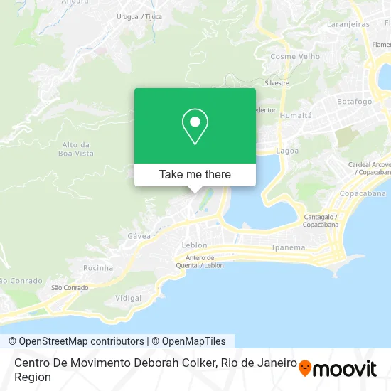 Centro De Movimento Deborah Colker map