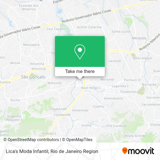 Lica's Moda Infantil map