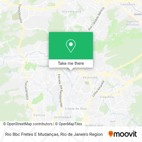 Rio Bbc Fretes E Mudanças map