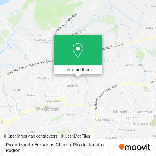 Profetizando Em Vidas Church map