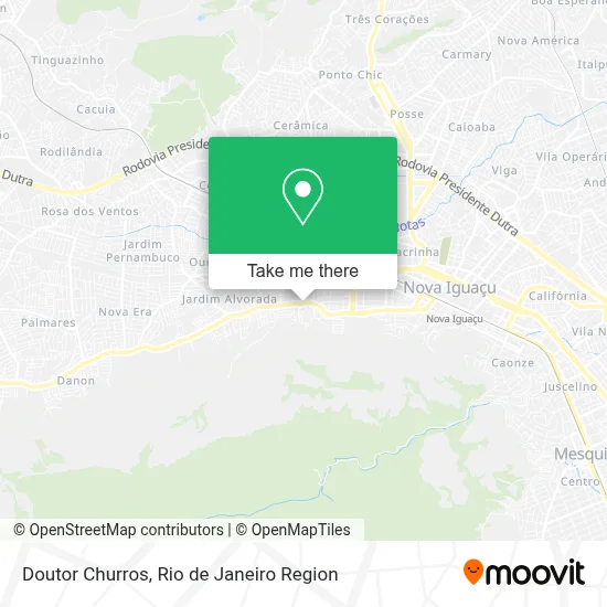 Doutor Churros map