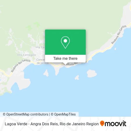 Lagoa Verde - Angra Dos Reis map