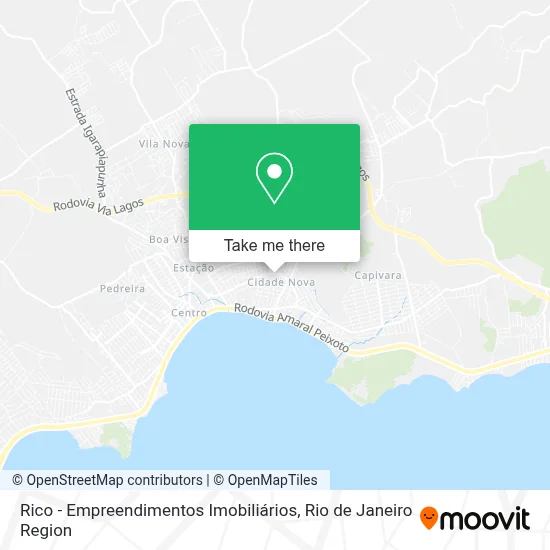 Rico - Empreendimentos Imobiliários map