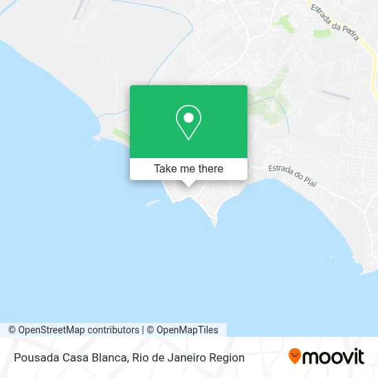 Pousada Casa Blanca map