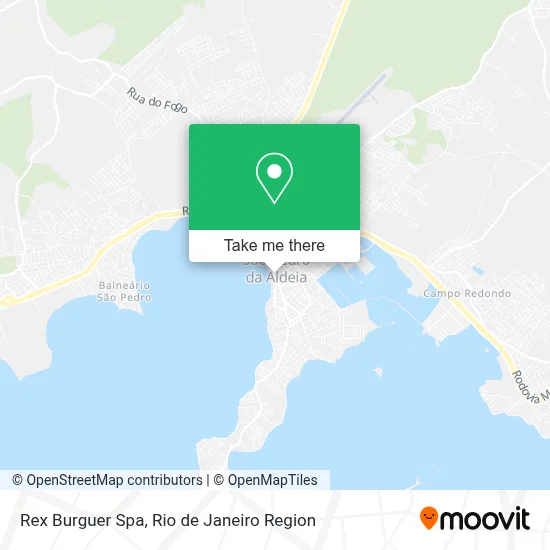 Rex Burguer Spa map