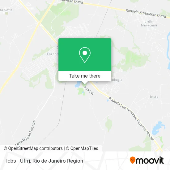 Icbs - Ufrrj map