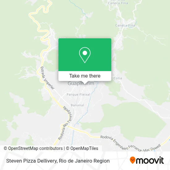 Steven Pizza Dellivery map