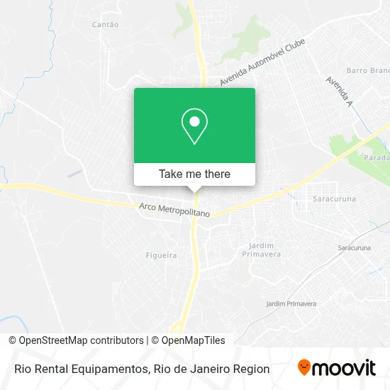 Rio Rental Equipamentos map