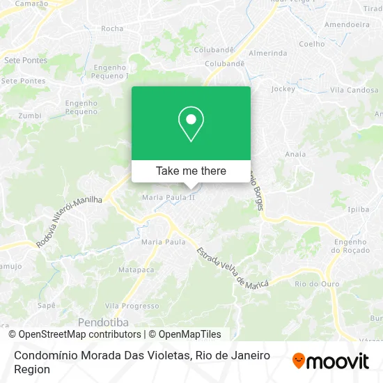 Condomínio Morada Das Violetas map
