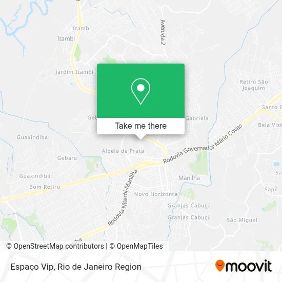 Espaço Vip map