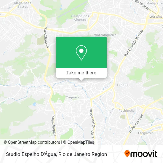 Studio Espelho D'Água map