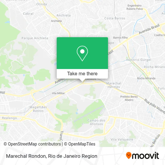 Marechal Rondon map
