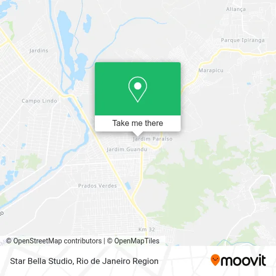 Star Bella Studio map
