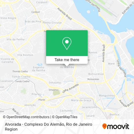 Alvorada - Complexo Do Alemão map