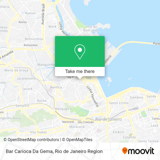 Bar Carioca Da Gema map