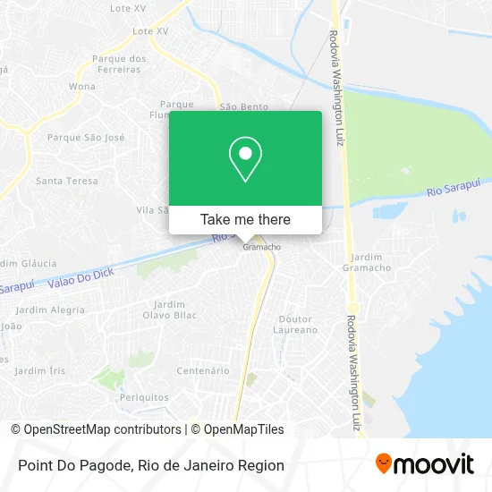Point Do Pagode map