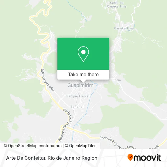Arte De Confeitar map