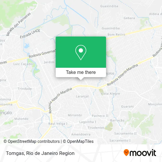 Tomgas map