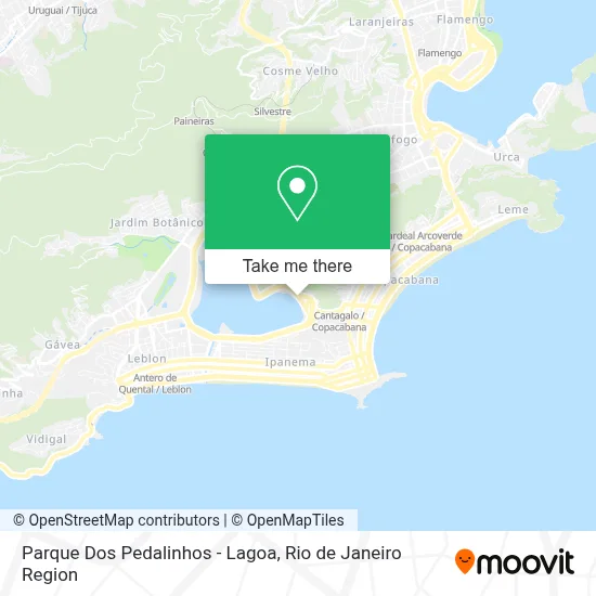 Parque Dos Pedalinhos - Lagoa map