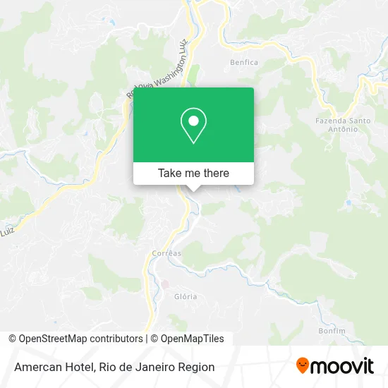 Amercan Hotel map