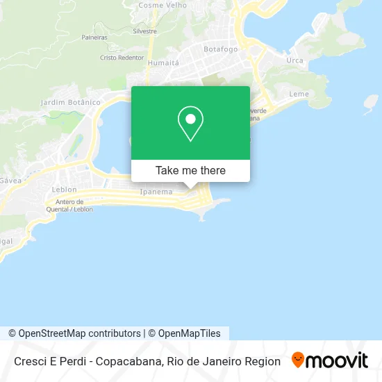 Cresci E Perdi - Copacabana map