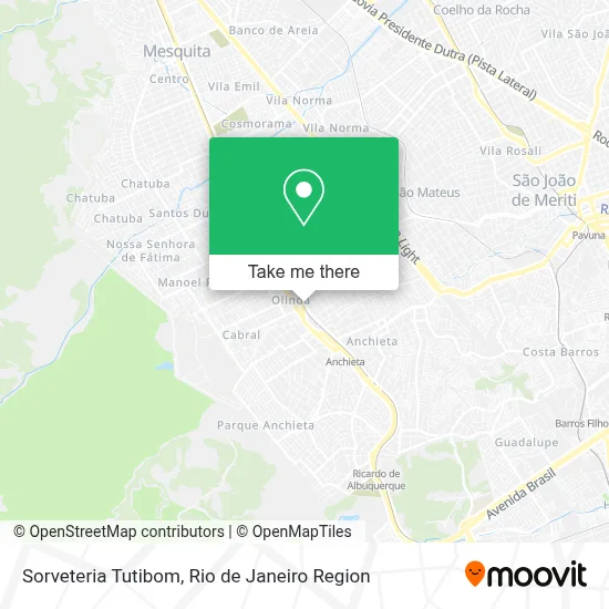 Sorveteria Tutibom map