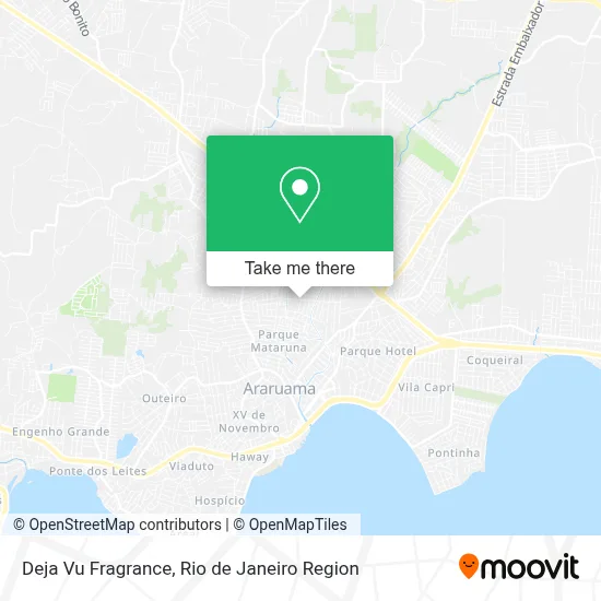 Deja Vu Fragrance map