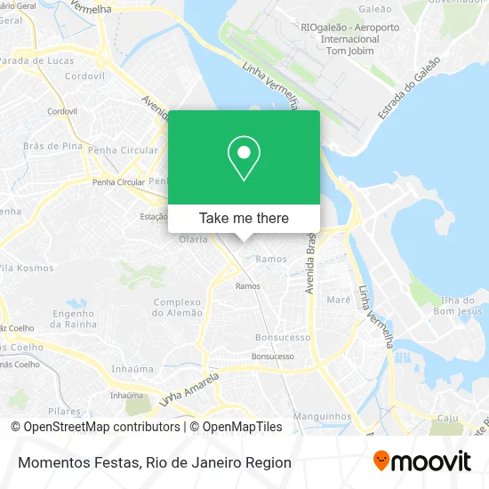 Momentos Festas map