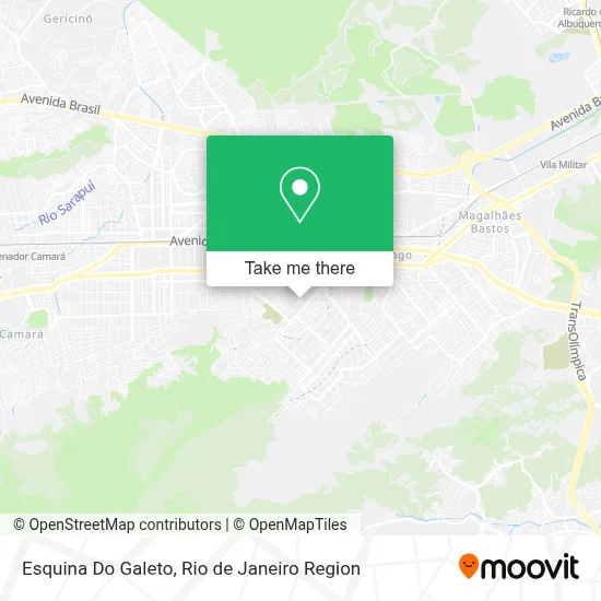 Esquina Do Galeto map