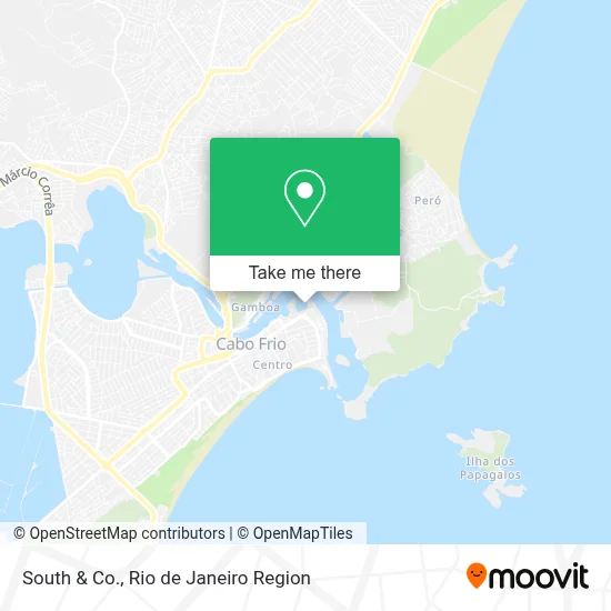 South & Co. map