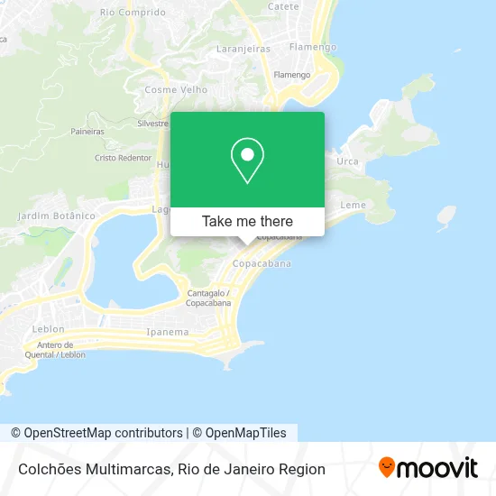 Colchões Multimarcas map