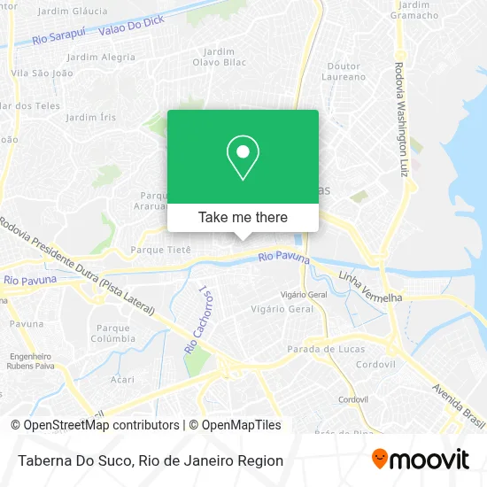 Taberna Do Suco map