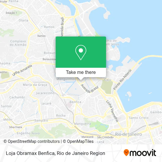 Loja Obramax Benfica map