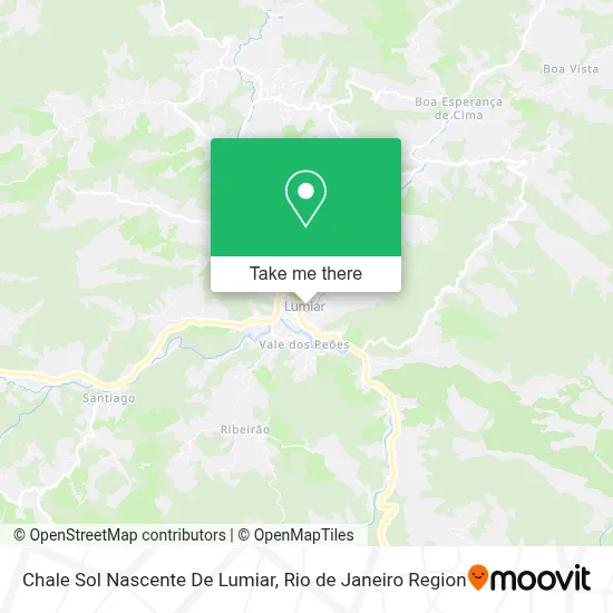 Chale Sol Nascente De Lumiar map