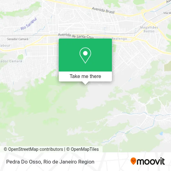 Pedra Do Osso map